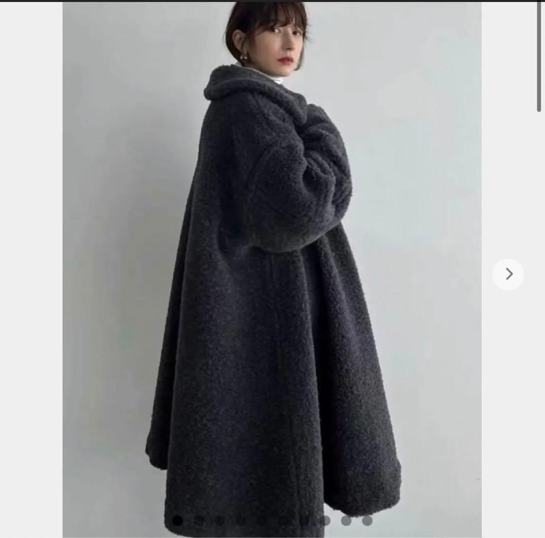 ジャケット・アウター CLANE VOLUME FLARE BOA COAT