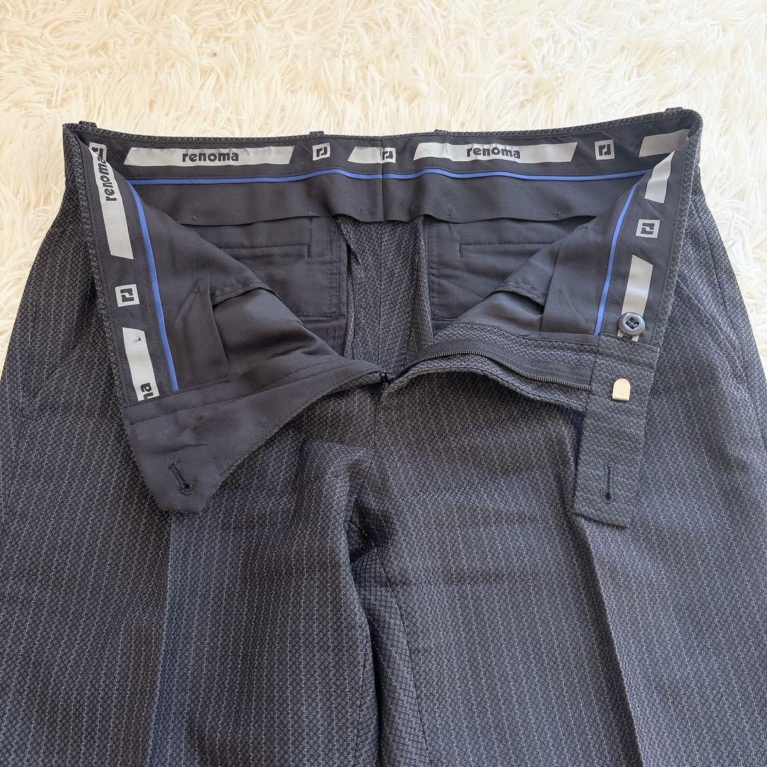 美品　レノマ スリーピース 3ピース セットアップ スーツ 2B ストライプ