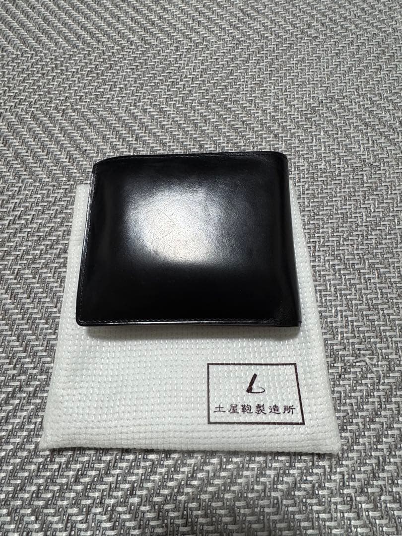 土屋鞄　コードバン二つ折り財布