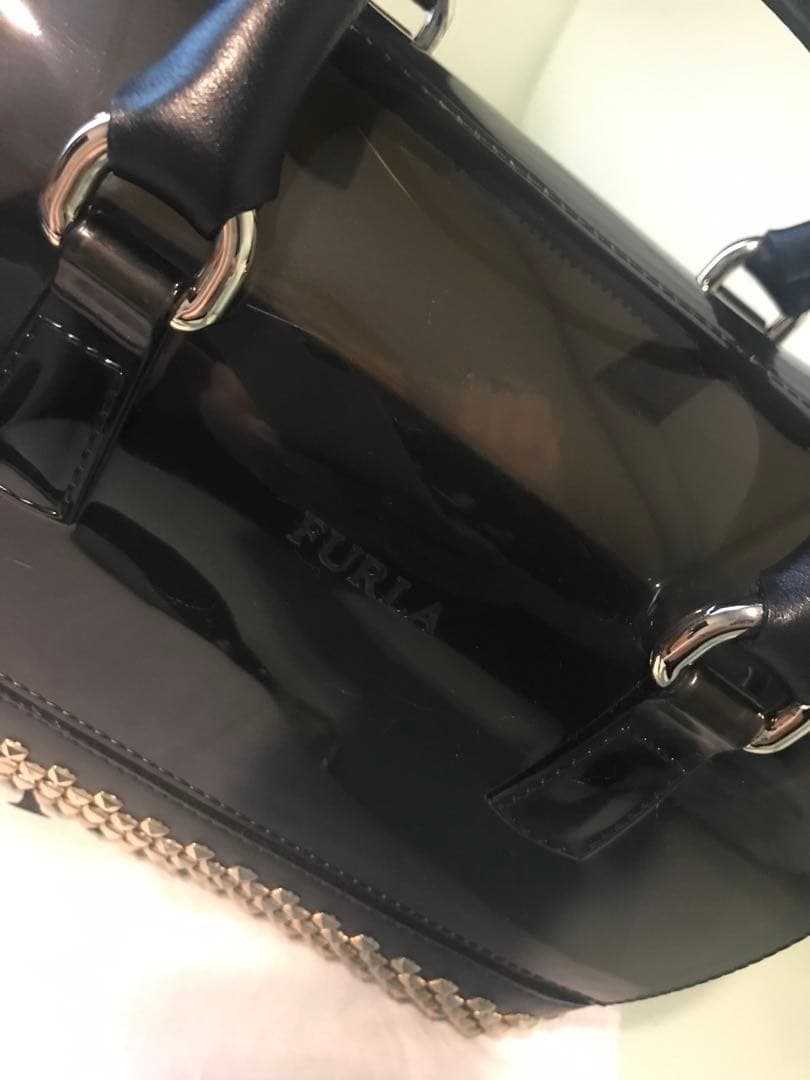 FURLA キャンディバッグ ストラップミニボストン