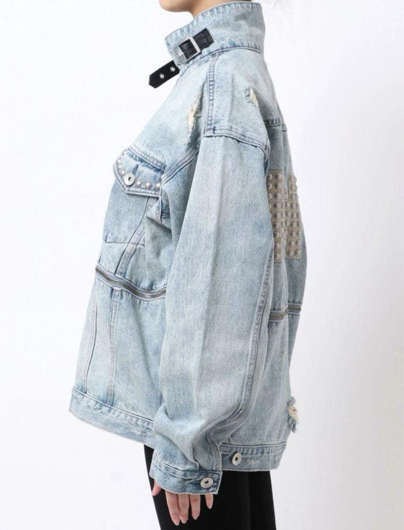 KODA KUMI × GYDA オフショルダー デニムジャケット