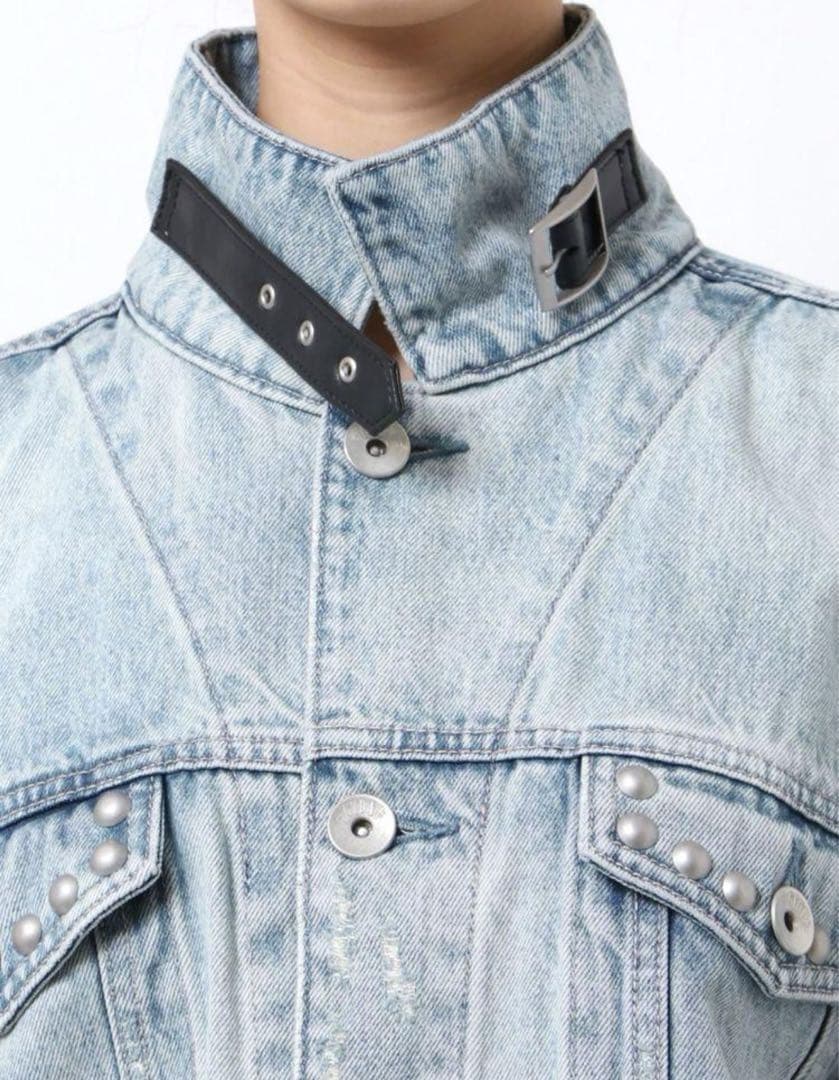 KODA KUMI × GYDA オフショルダー デニムジャケット