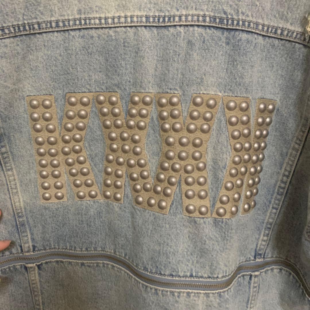 KODA KUMI × GYDA オフショルダー デニムジャケット