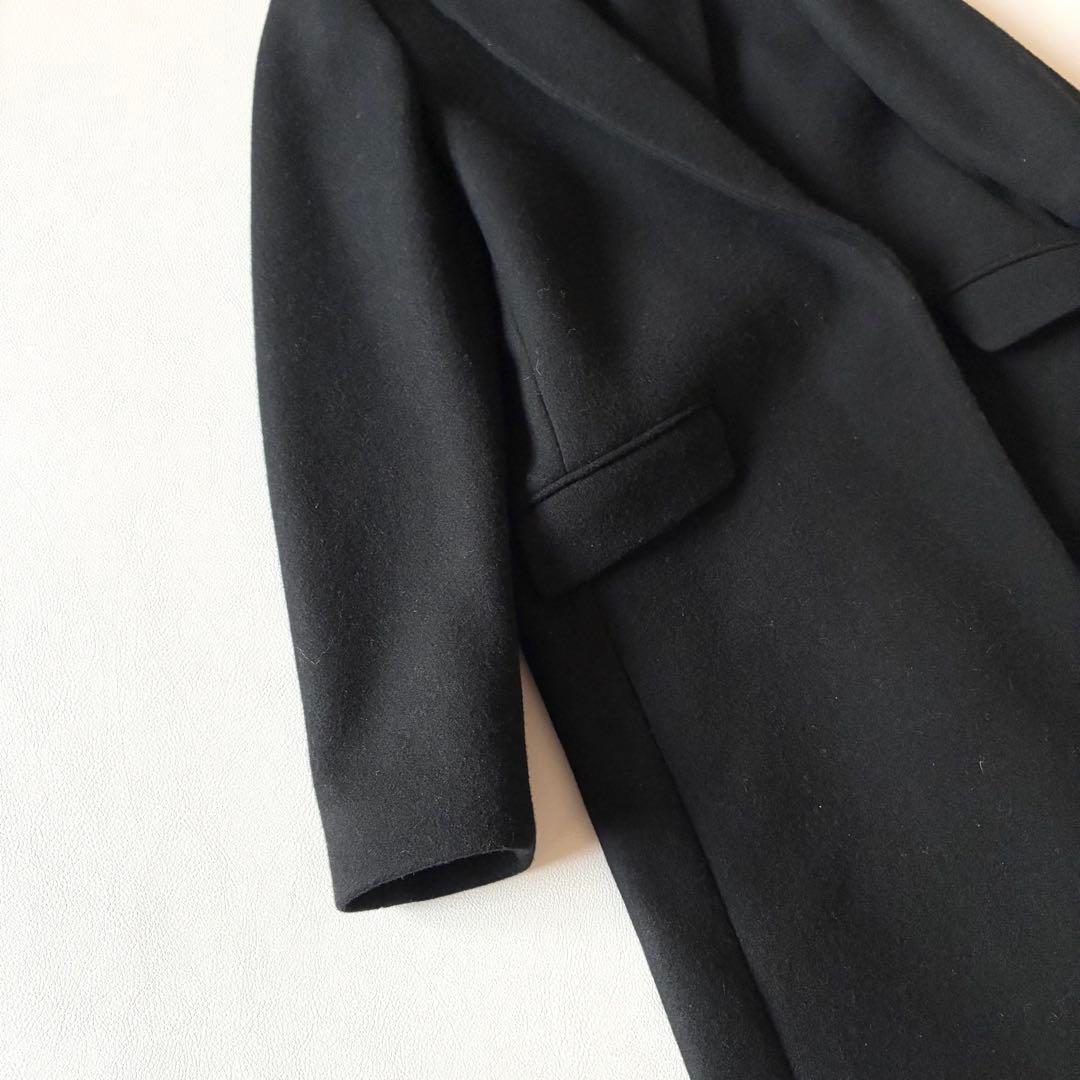 ユナイテッドトウキョウ　カシミヤウールチェスターコート　比翼ダブル　日本製