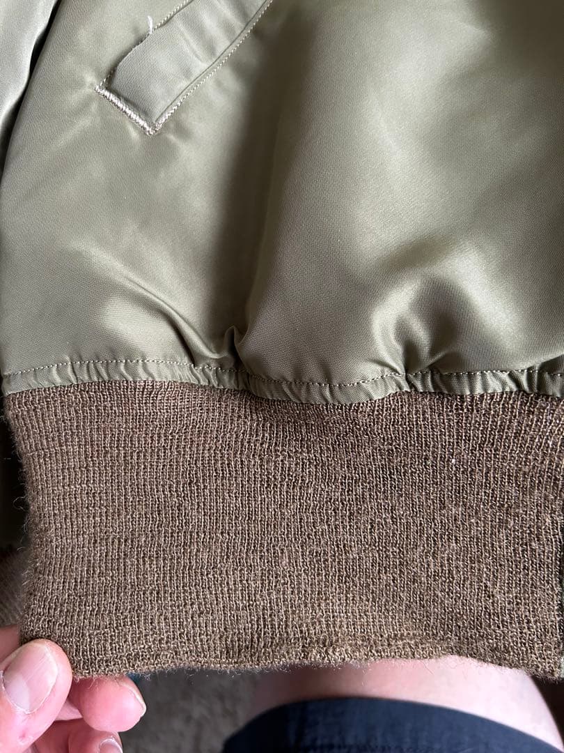 U.S. AIR FORCE ボンバージャケット オリーブ