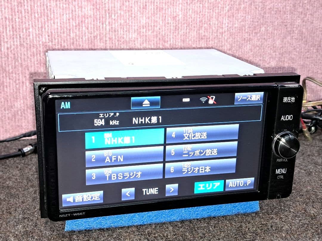 ★トヨタ純正 NSZT-W66T BT対応・DVD再生・地デジTV装備★動作良好