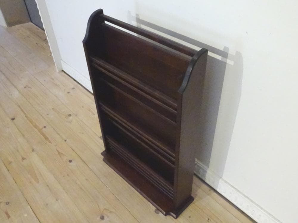 北海道民芸家具　ホクミン　マガジンラック　スリッパラック　飾り棚　古民家家具