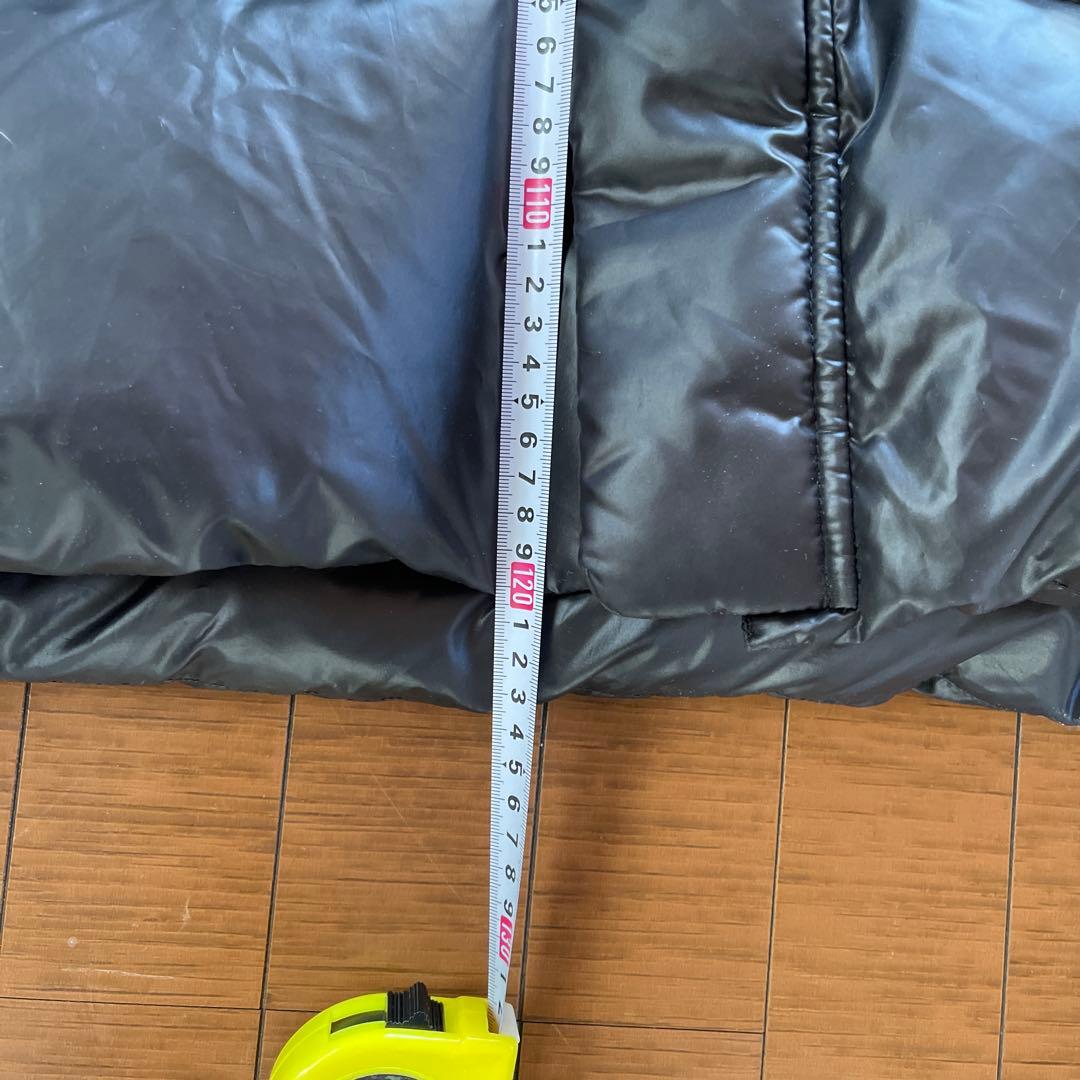 美品　デサントスーパーロングダウンコート ベンチコート ブラックOサイズ