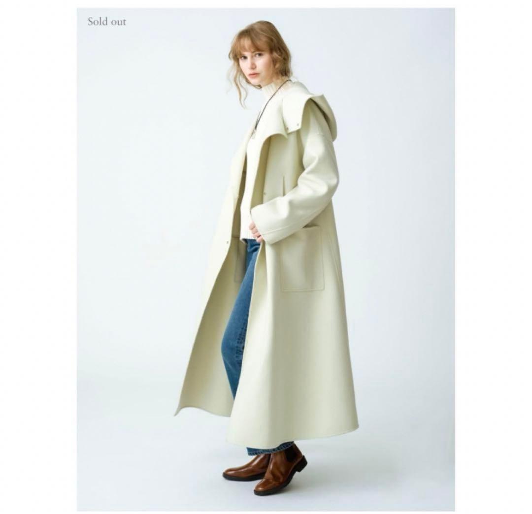 ebure エブール 別注 ロンハーマン コート ライトグリーン 36