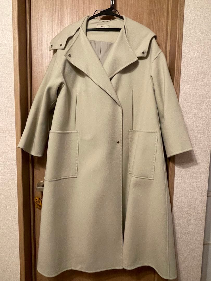 ebure エブール 別注 ロンハーマン コート ライトグリーン 36