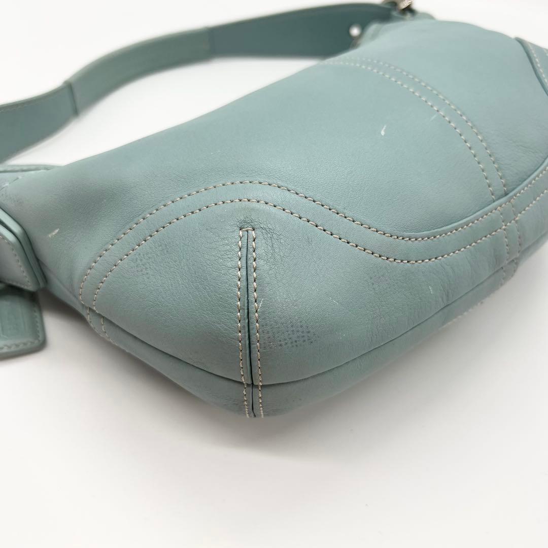 バッグ Coach 9541 Hobo Shoulder bag Blue Rare