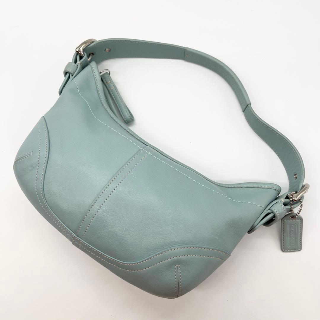 バッグ Coach 9541 Hobo Shoulder bag Blue Rare
