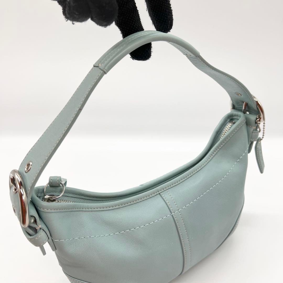 バッグ Coach 9541 Hobo Shoulder bag Blue Rare