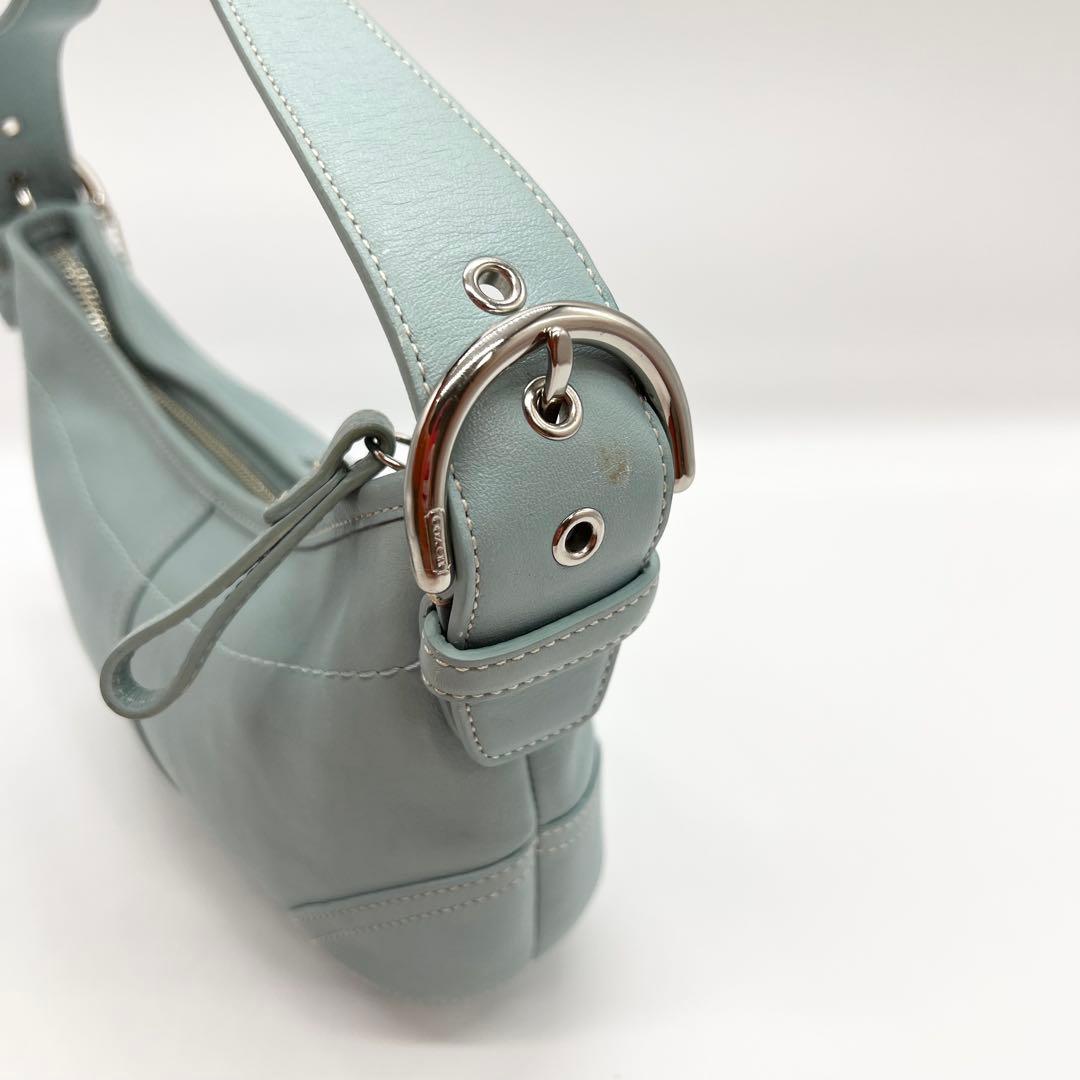 バッグ Coach 9541 Hobo Shoulder bag Blue Rare