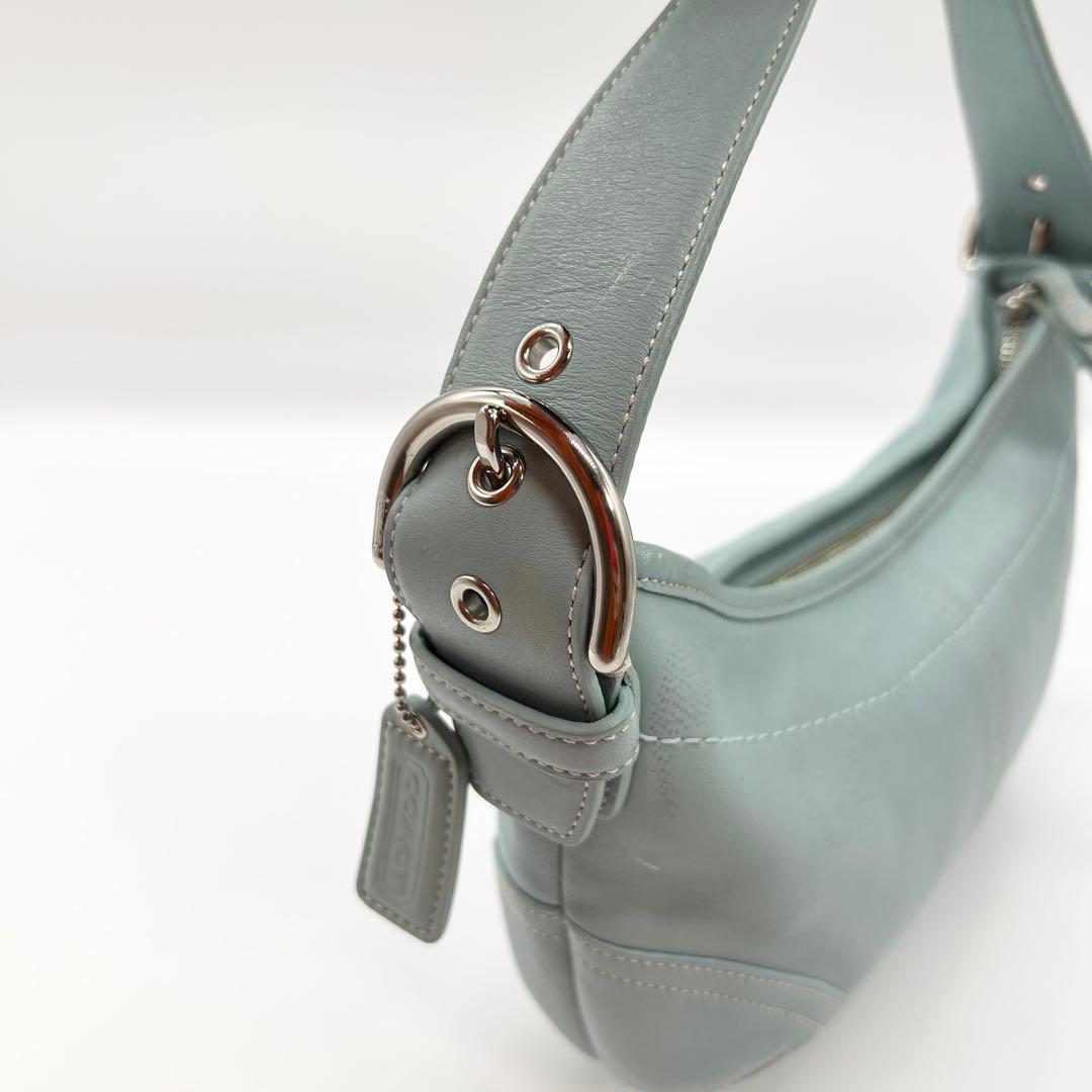 バッグ Coach 9541 Hobo Shoulder bag Blue Rare