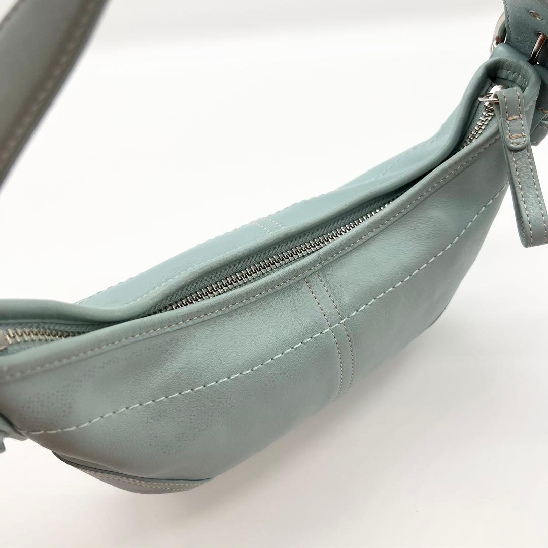 バッグ Coach 9541 Hobo Shoulder bag Blue Rare