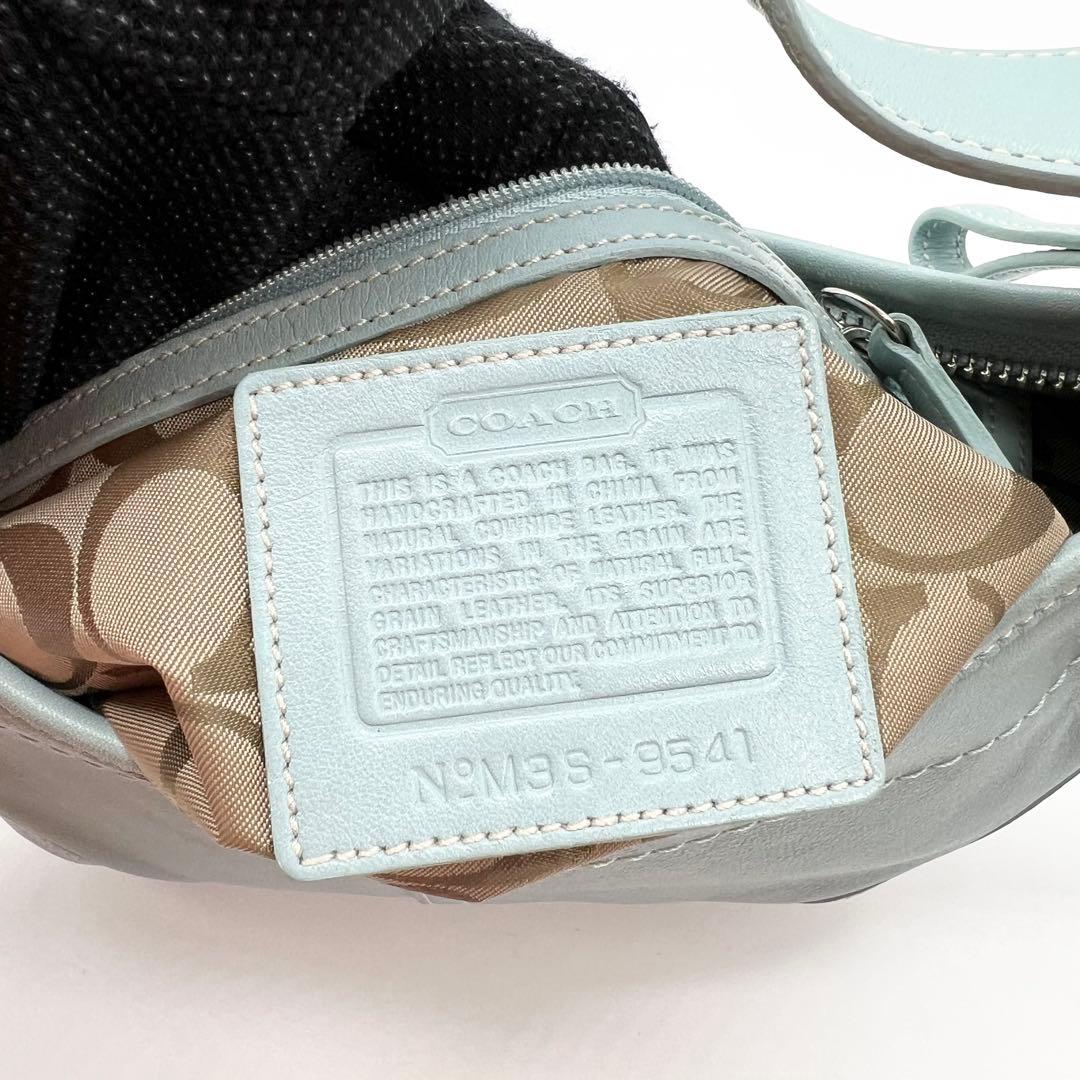 バッグ Coach 9541 Hobo Shoulder bag Blue Rare