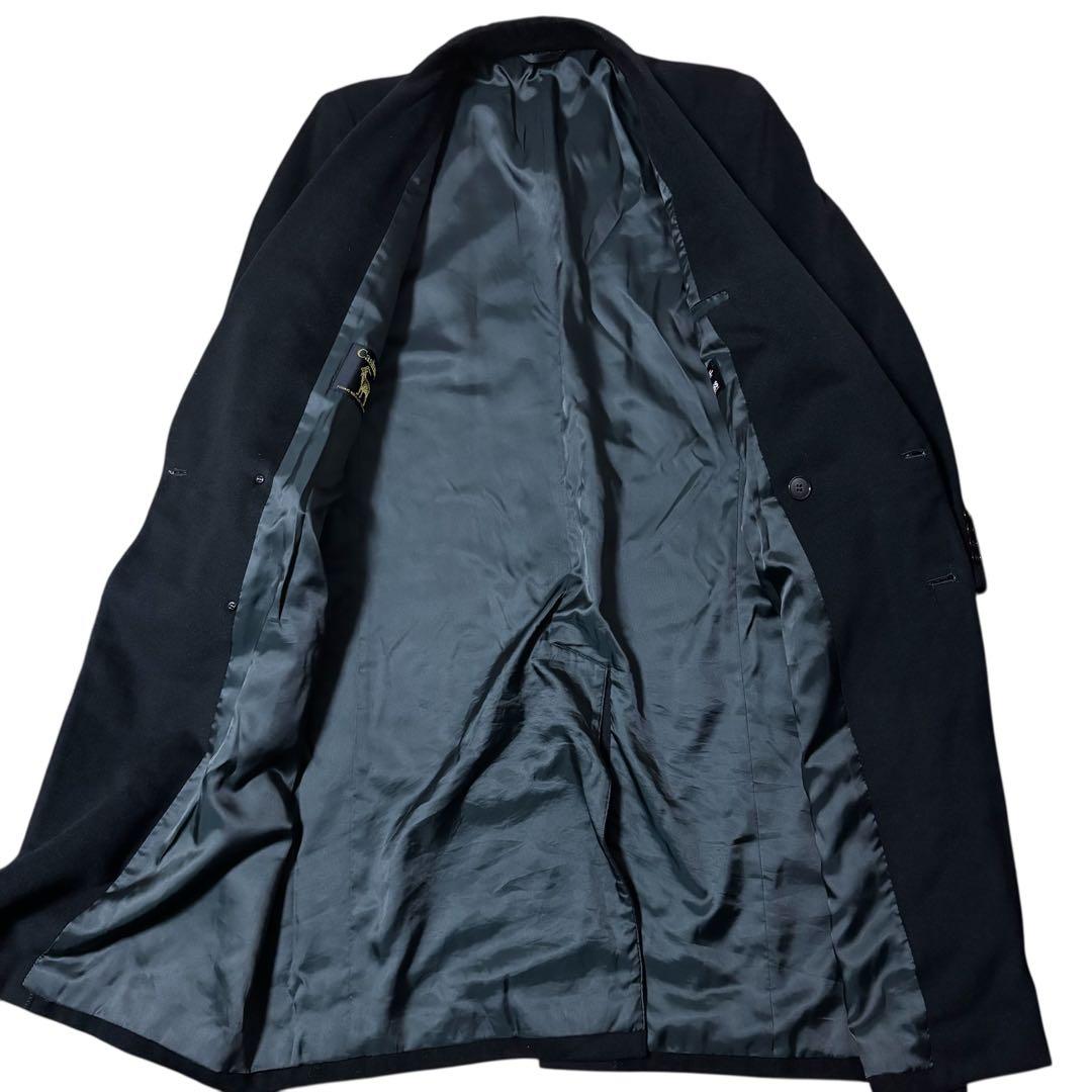 ジャケット・アウター vintage cashmere double chester coat BLK