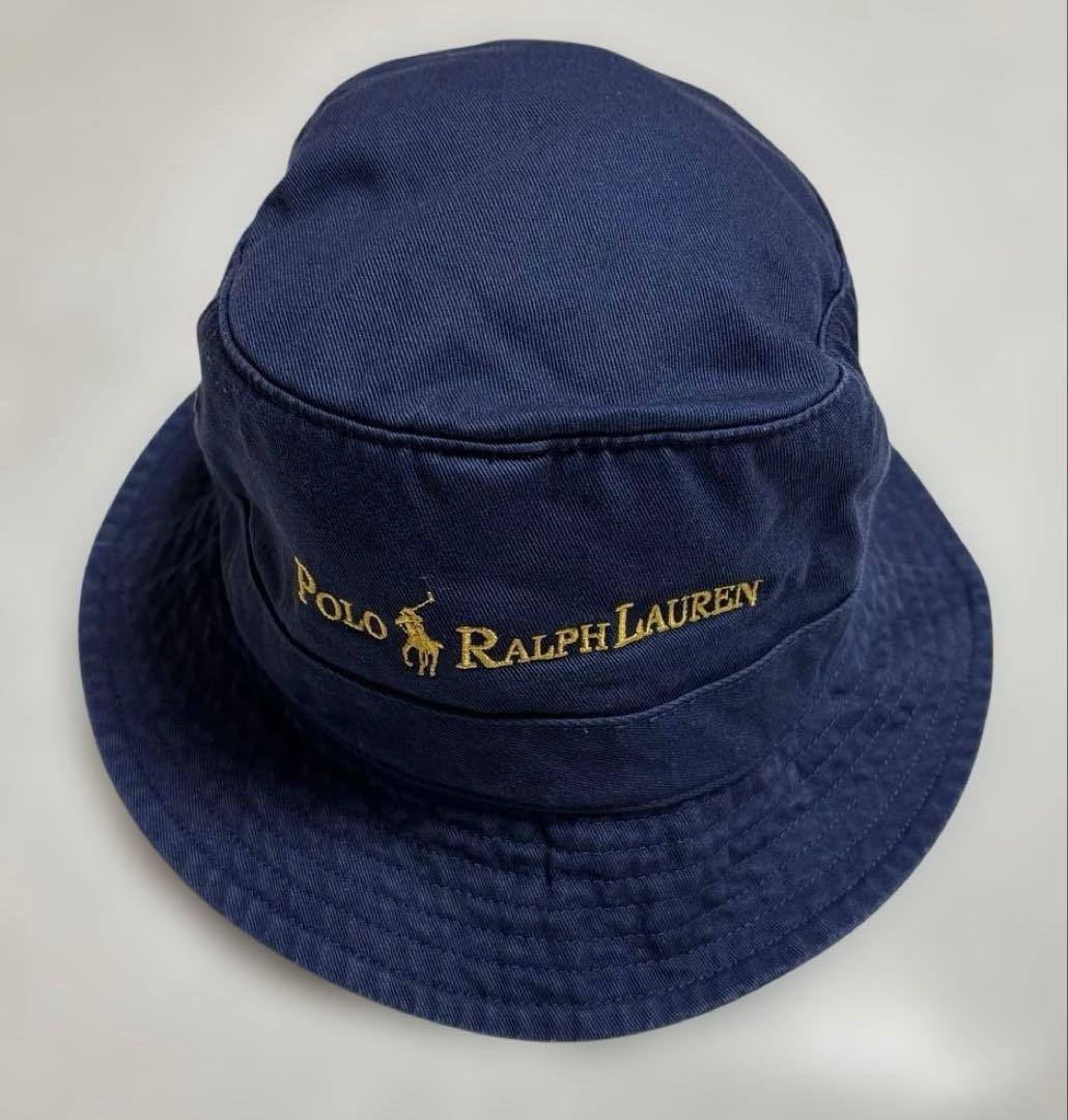BEAMS POLO RALPH LAUREN バケットハット ネイビー 別注