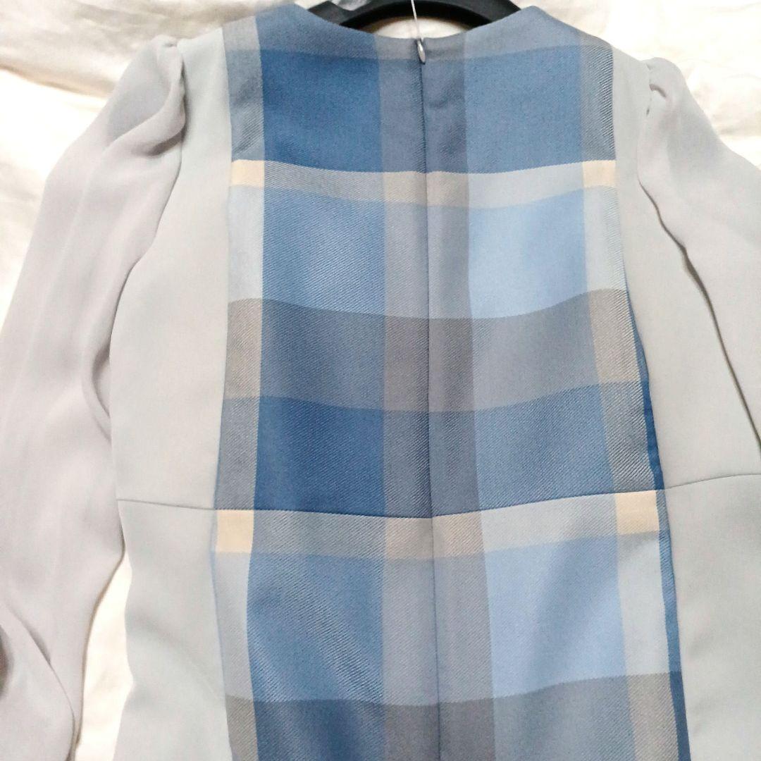 新品未使用　ブルーレーベルクレストブリッジ　チェック柄 ワンピース 38