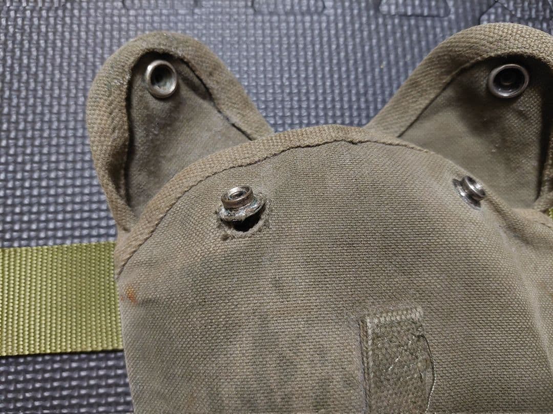 南アフリカ軍 希少 ワンオフ ローカルメイド 水筒 ベルトポーチ