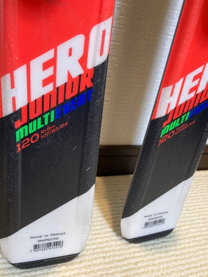 【HOTWAX・チューンナップ済み】ROSSIGNOL HERO 120㎝