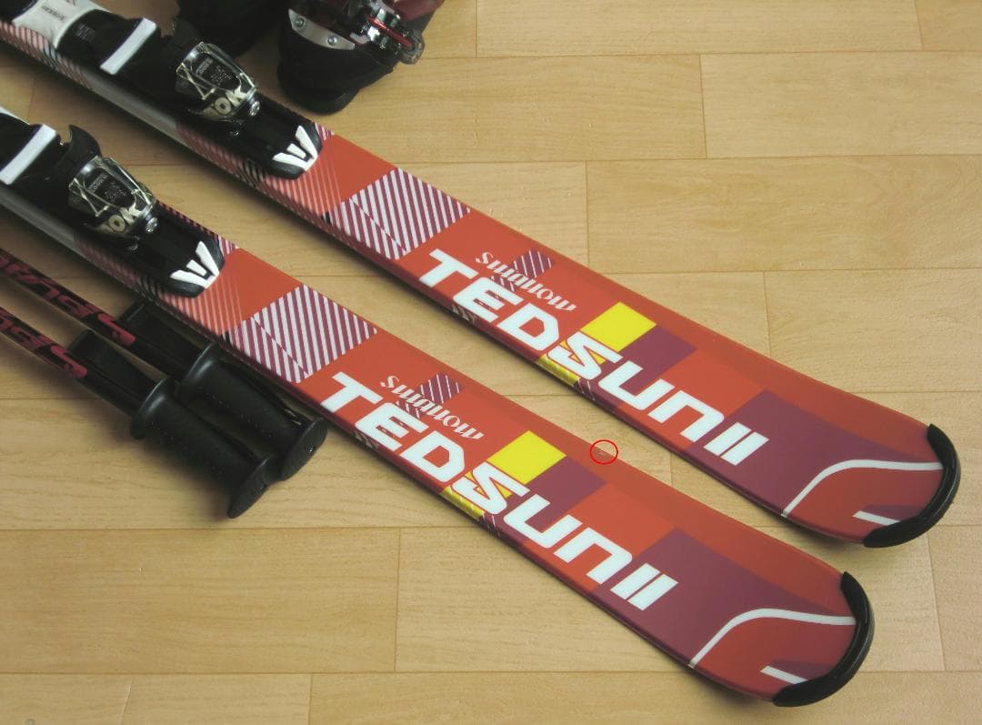 ■■送料無料■SWALLOW■メンズスキーセット■板153靴25.5■メンテ付■