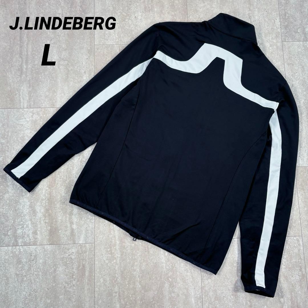 ジェイリンドバーグ J.LINDEBERG バックブリッジ ブルゾン 薄手 L
