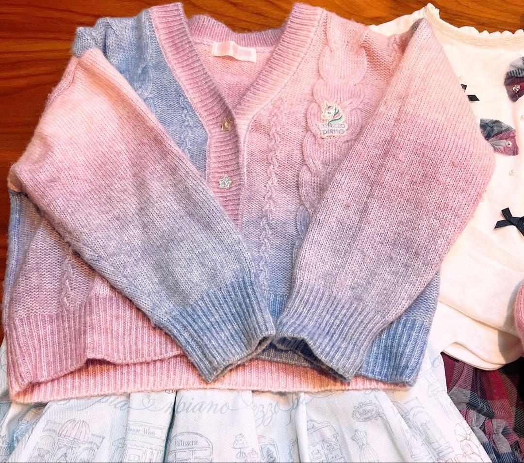 新品あり　メゾピアノ　120㎝　秋冬物　9点セット