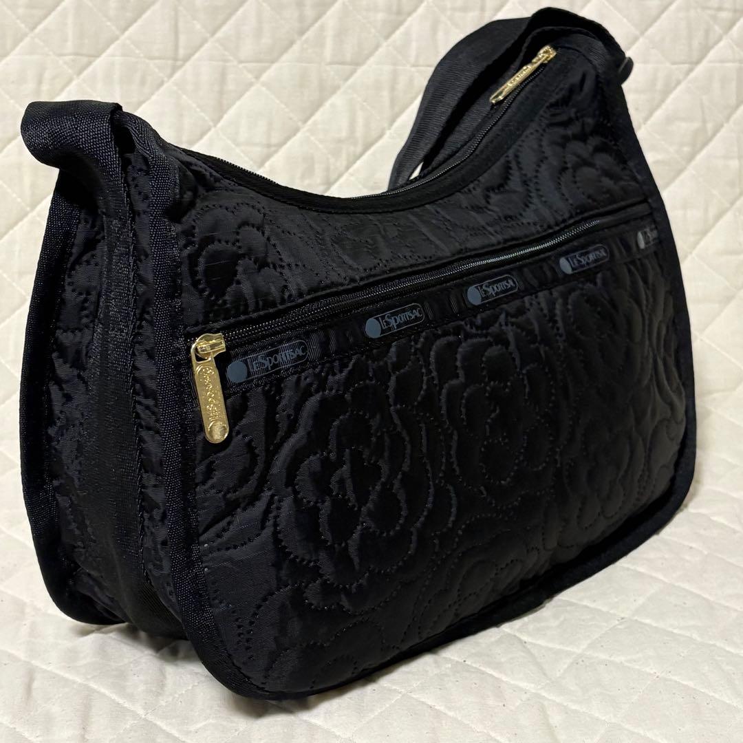 レスポートサック　パフィブロッサムズ　クラシックホーボー　ポーチ付き