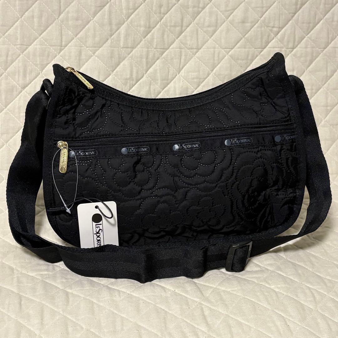 レスポートサック　パフィブロッサムズ　クラシックホーボー　ポーチ付き