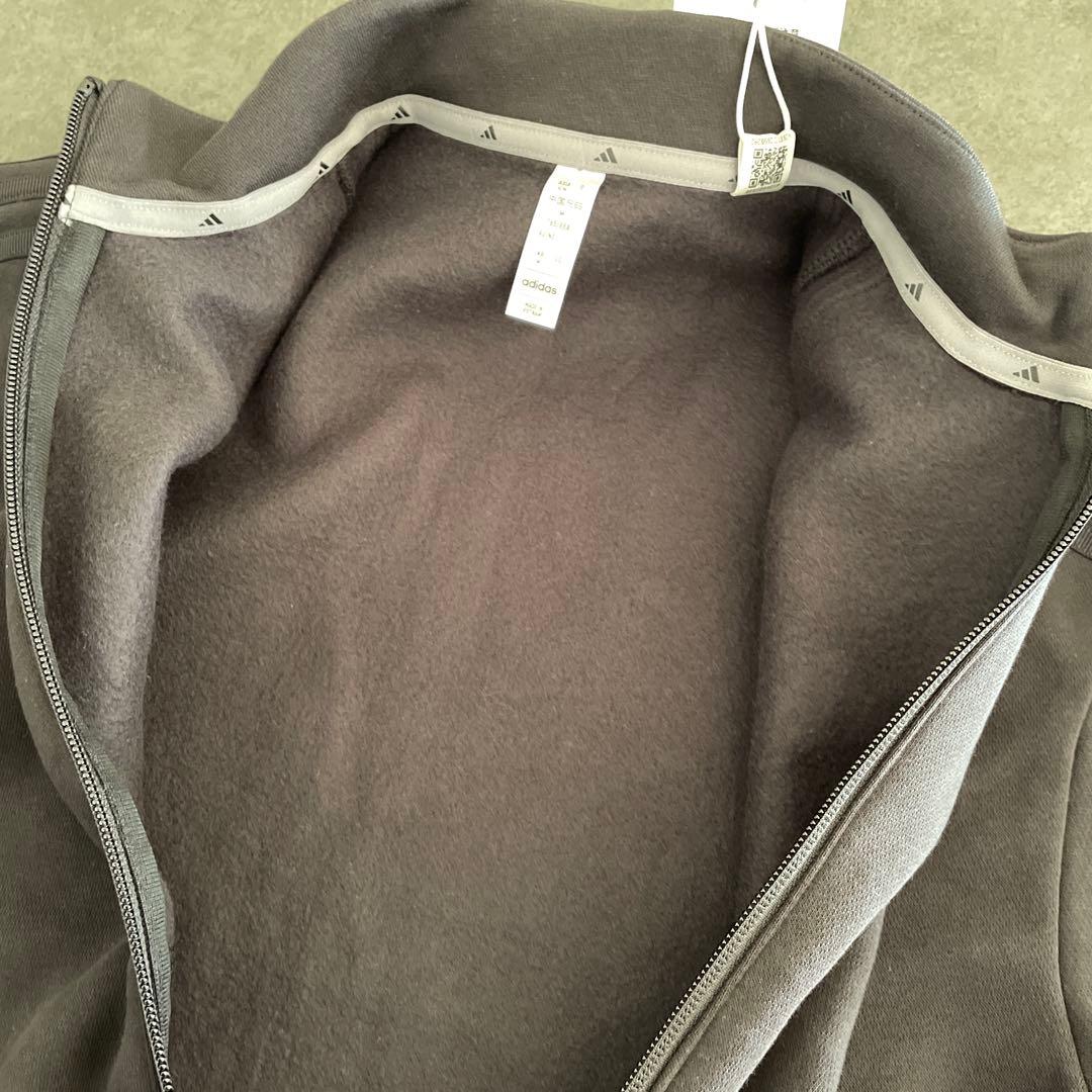 adidas golf セットアップ　スウェット　ゴルフウェア　スリーストライプ