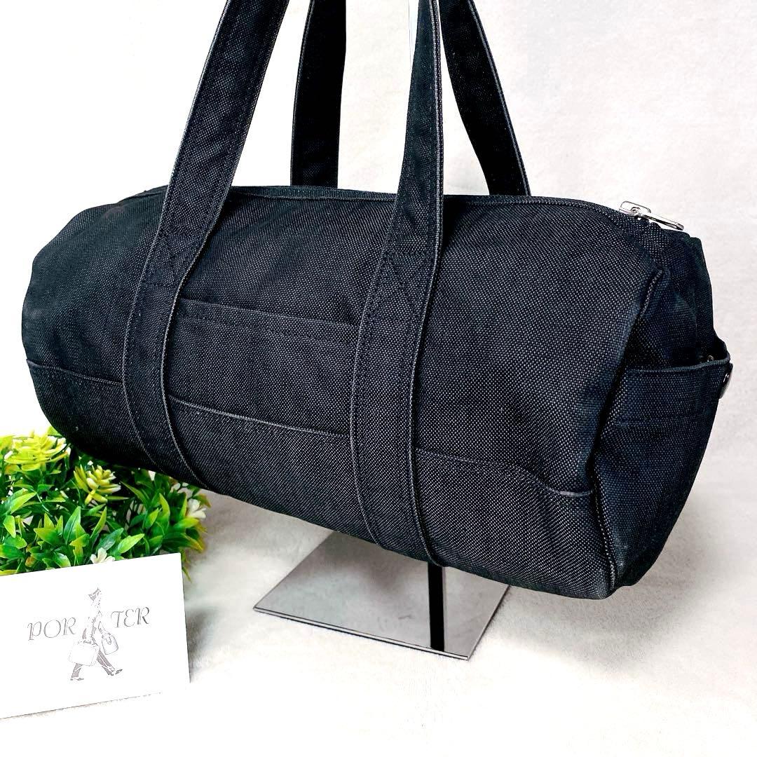 美品✨ PORTER スモーキー✨ ボストンバッグ ミニ ドラムバッグ