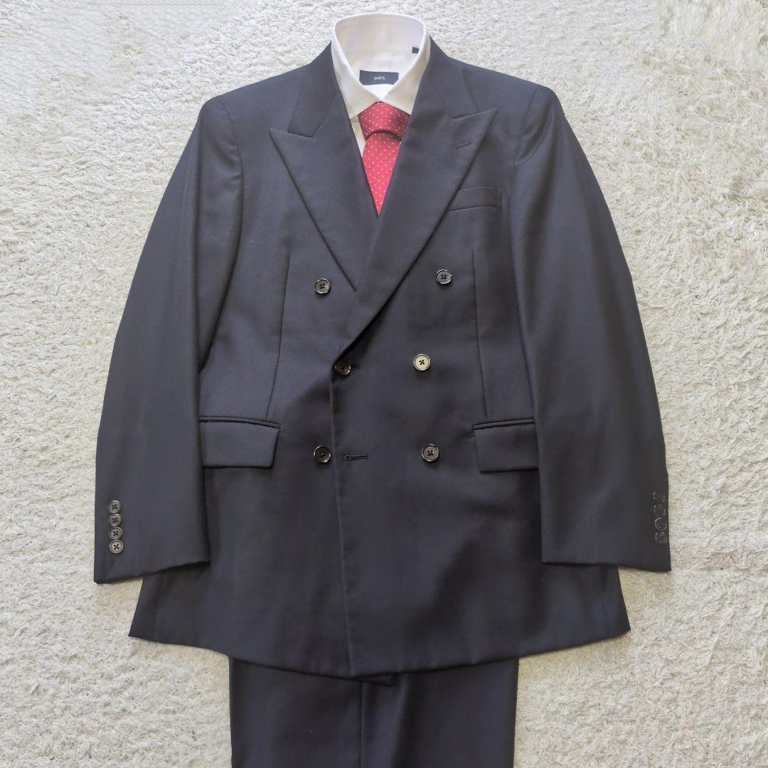 値下げ中10-41【美品】BROOKS BROTHERSダブルスーツカノニコ生地