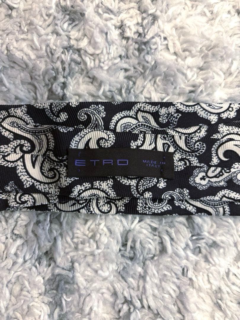 美品 ETRO ペイズリー柄 ネクタイ