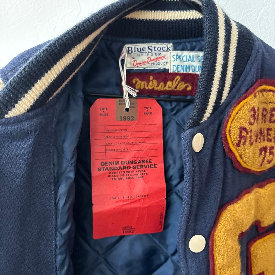 【新品】デニムアンドダンガリー ワッペン スタジャン 140