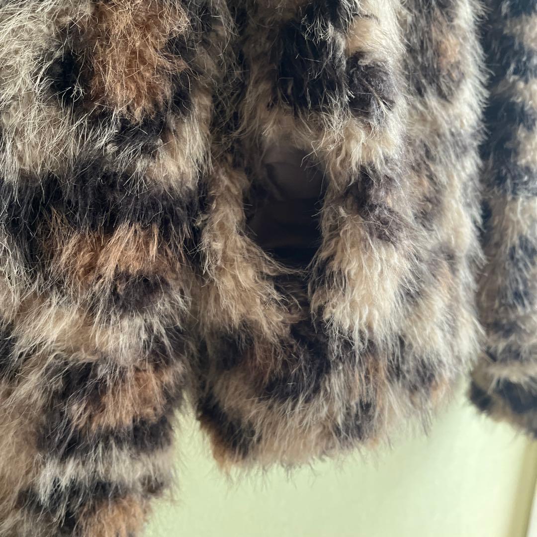 JEANASIS ファーブルゾン　レオパード柄