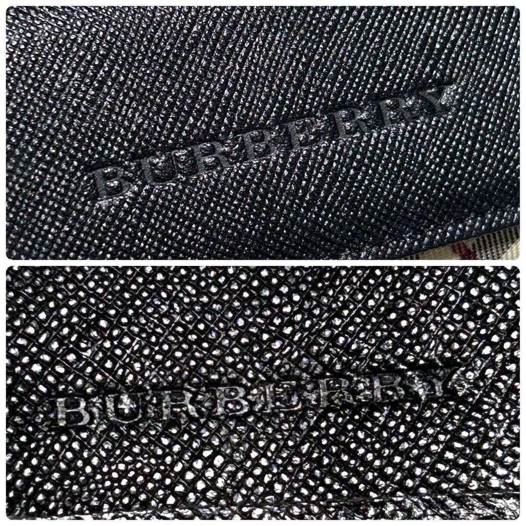 付属品付 未使用✨バーバリー　キーケース　4連　キーリング　ノバチェック　レザー