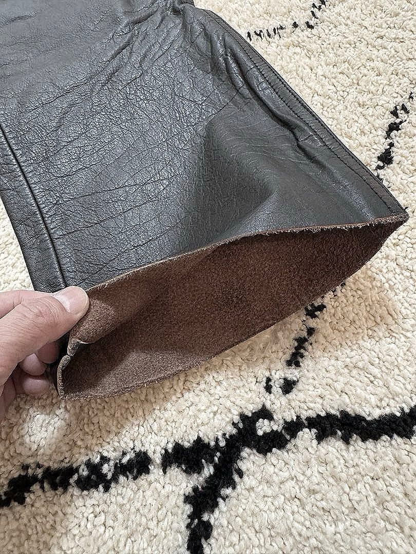 ジャーナルスタンダード 5P バッファローレザーパンツ ブラック Lサイズ