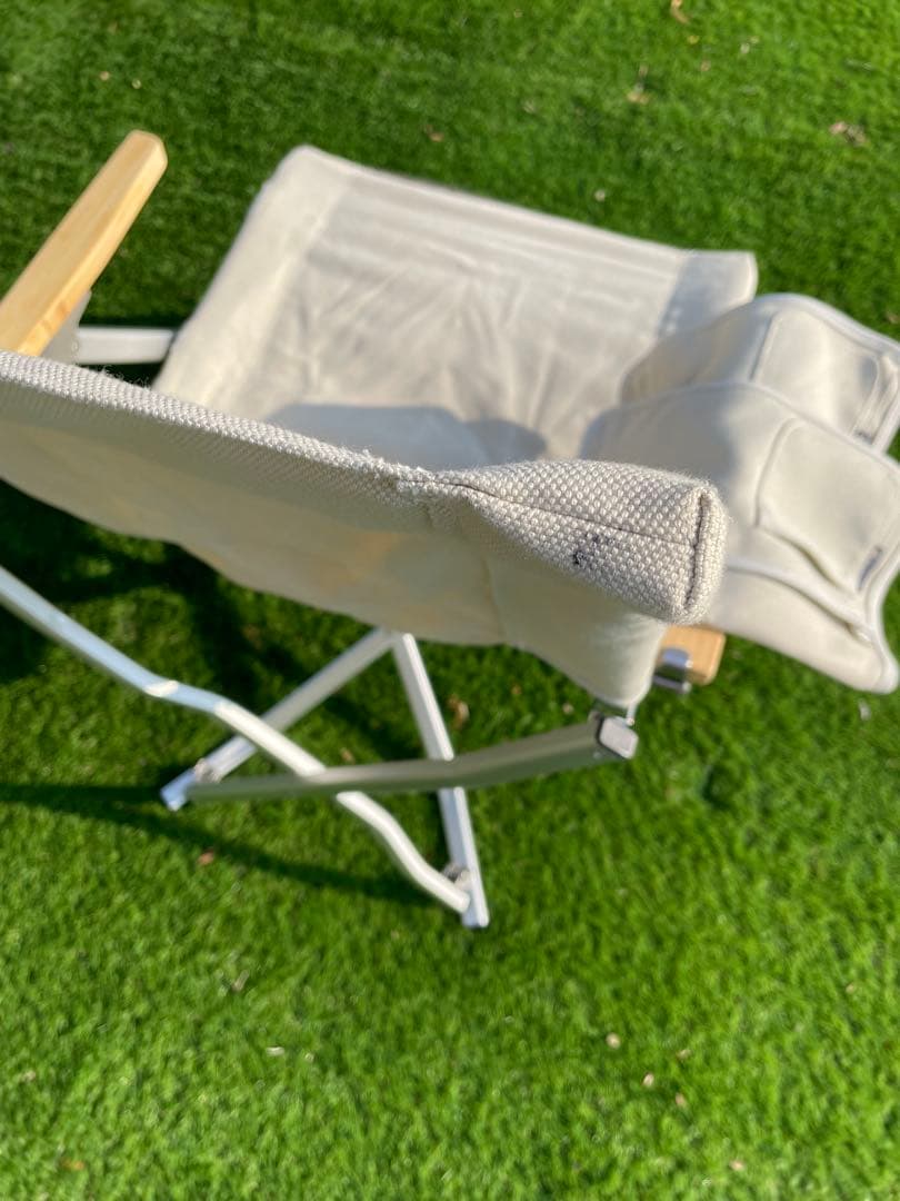 スノーピーク peak ローチェア30 アイボリー社外帆布交換シート付