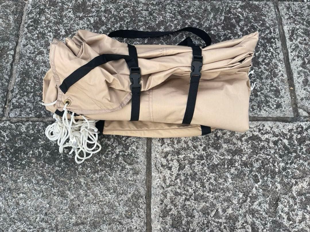 ポールセット美品DOD タープ ベージュ ALL RIGHT