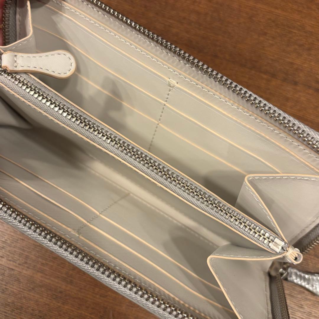《felisi》新品 silver color 長財布 ウォレット