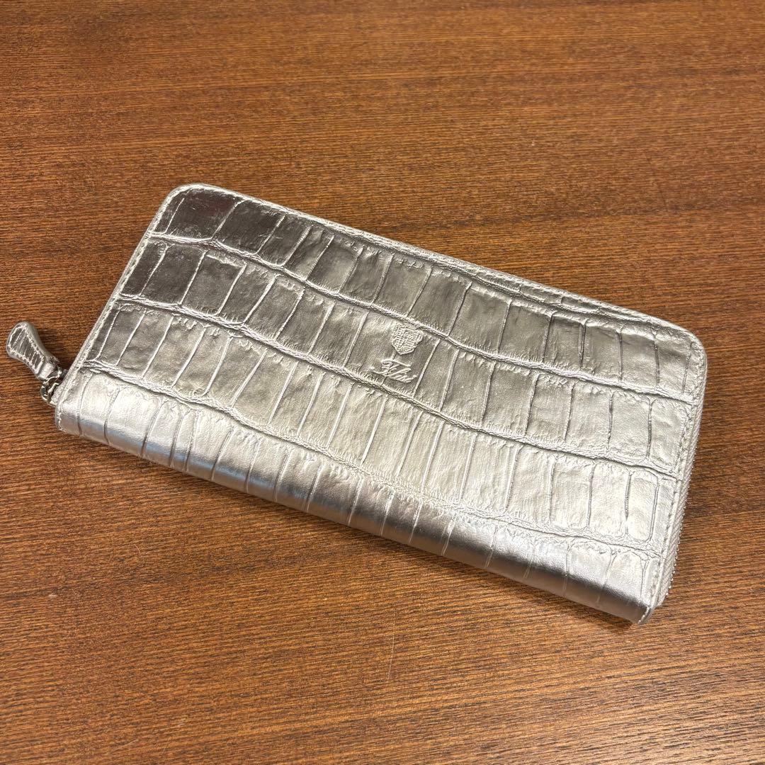 《felisi》新品 silver color 長財布 ウォレット