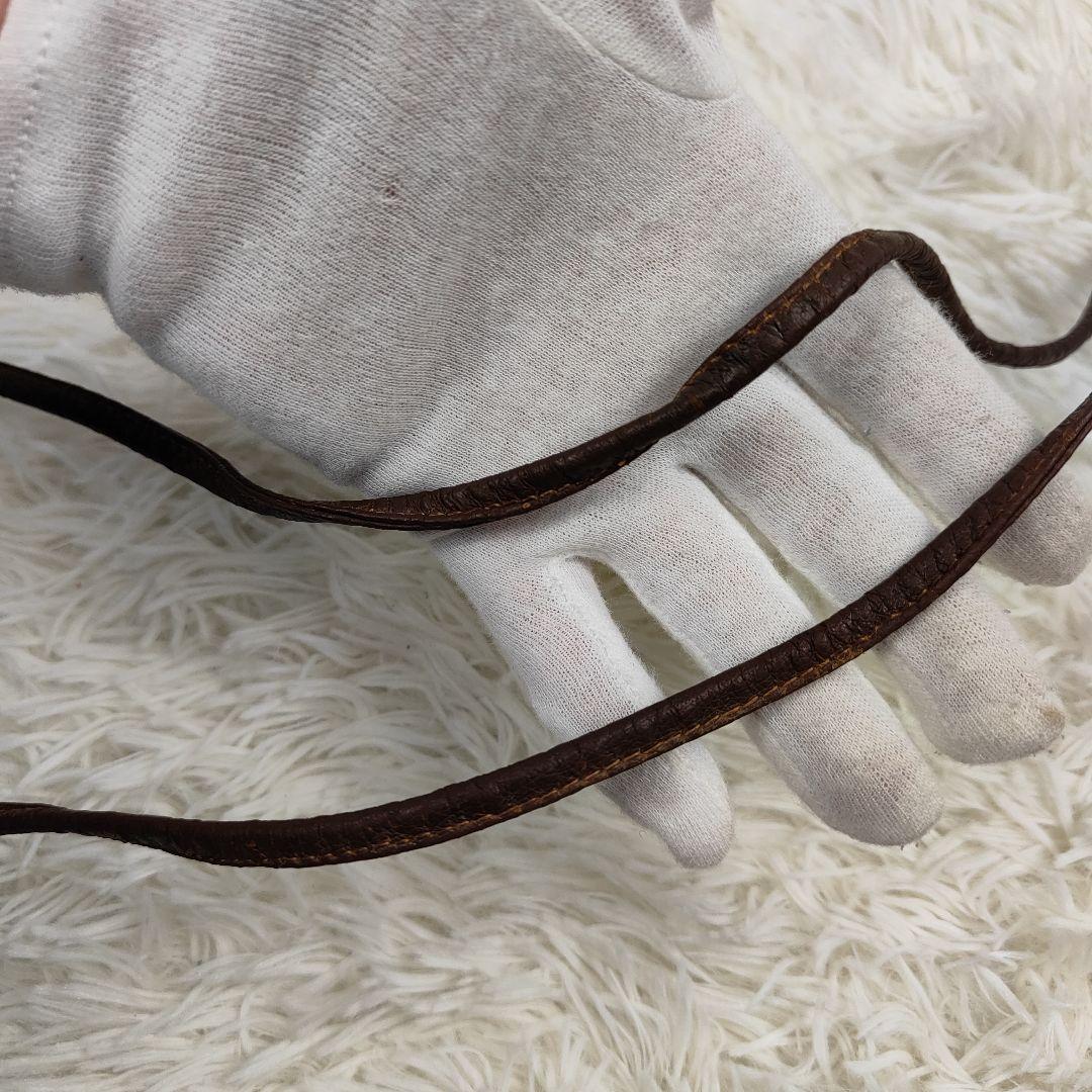 GUCCI　ショルダーバッグ　GGスプリーム　シェリーライン　PVC　レザー