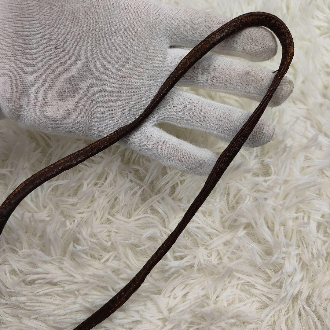 GUCCI　ショルダーバッグ　GGスプリーム　シェリーライン　PVC　レザー