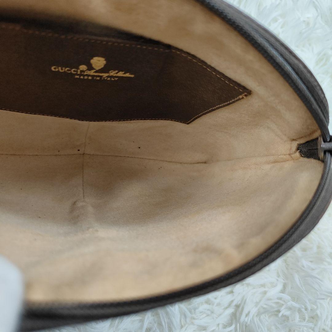 GUCCI　ショルダーバッグ　GGスプリーム　シェリーライン　PVC　レザー