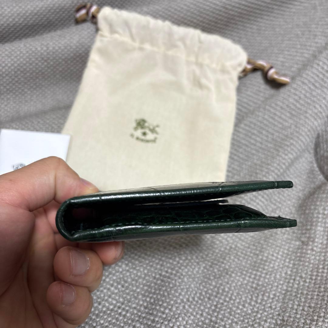 IL BISONTE ダークグリーン 二つ折り財布
