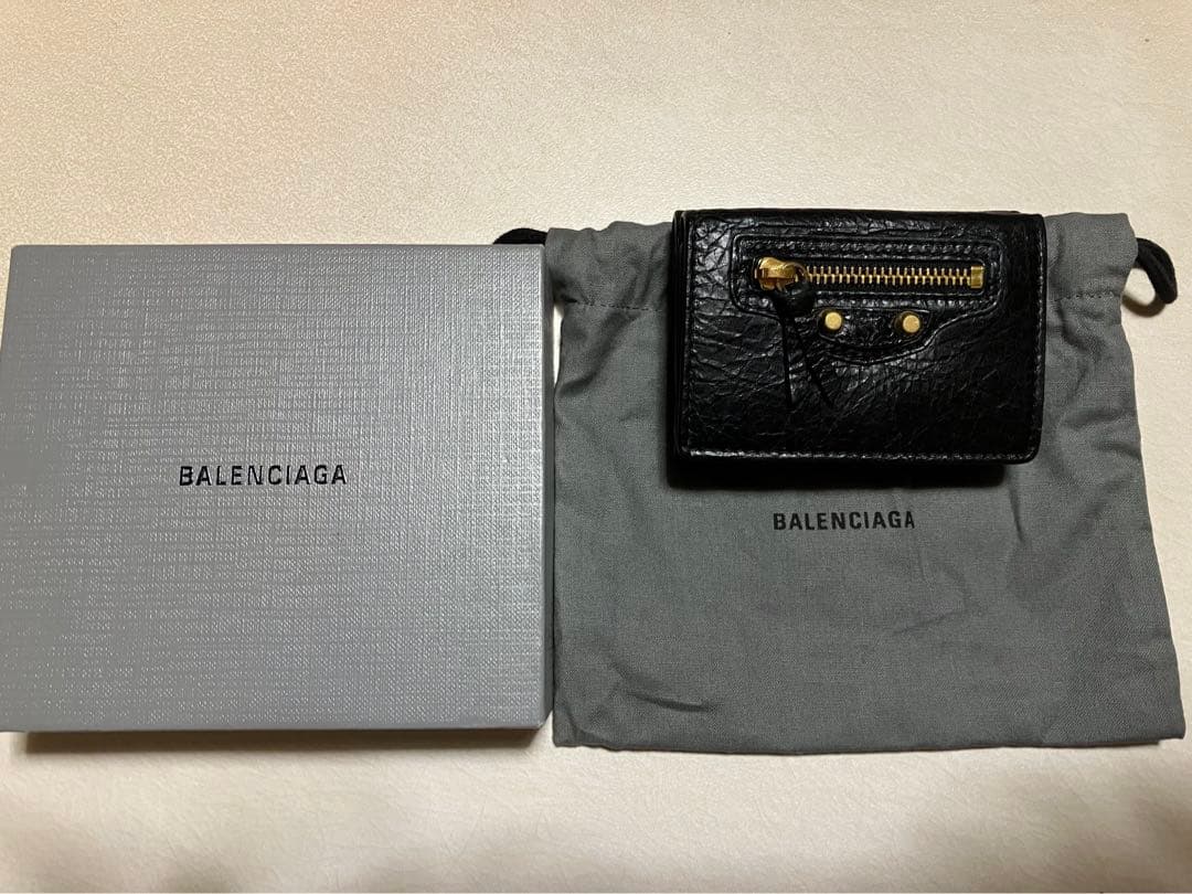 バレンシアガ BALENCIAGA クラシックミニウォレット三つ折り財布