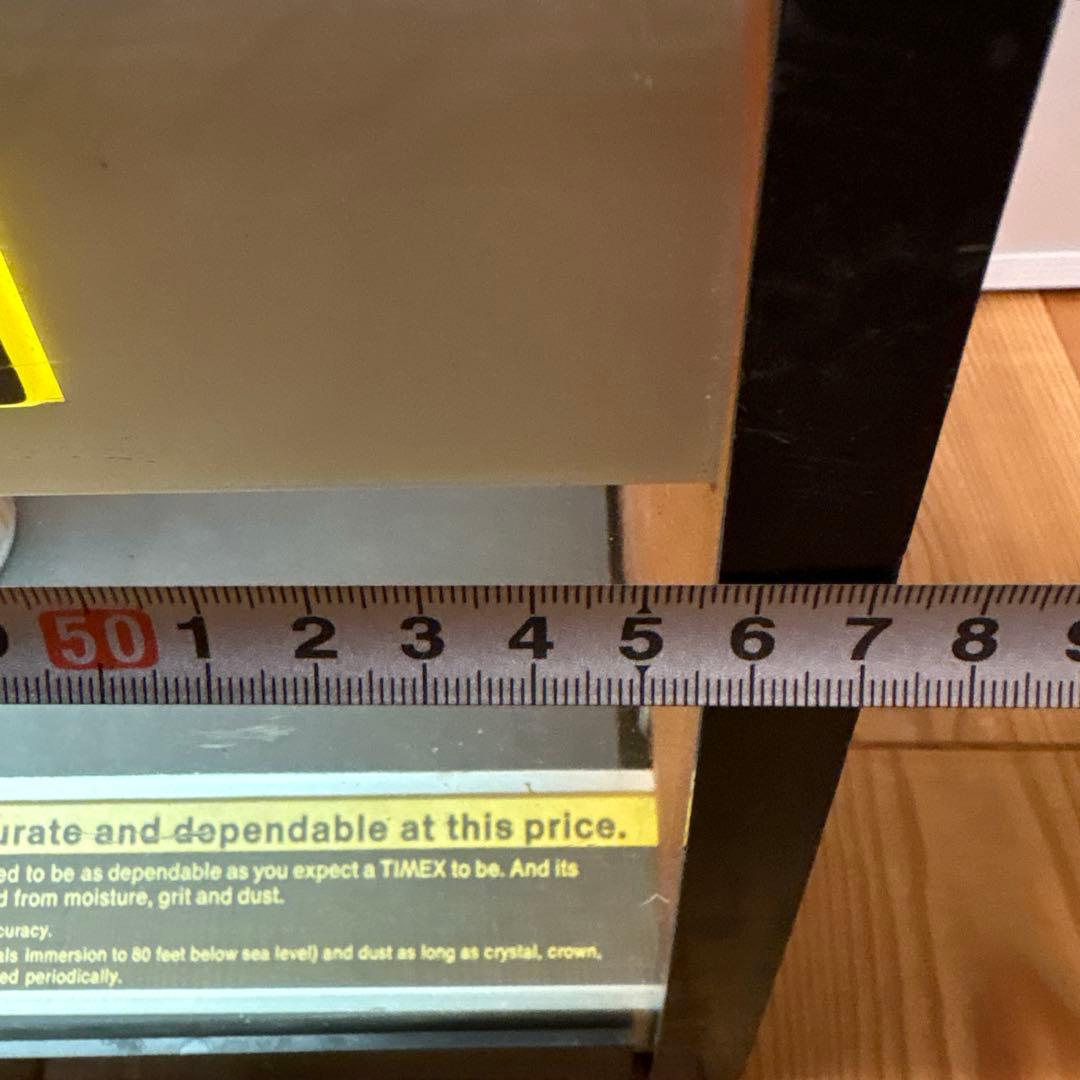 1970年代　タイメックス　ライトアップショーケース　ファイヤーキング　シェルフ