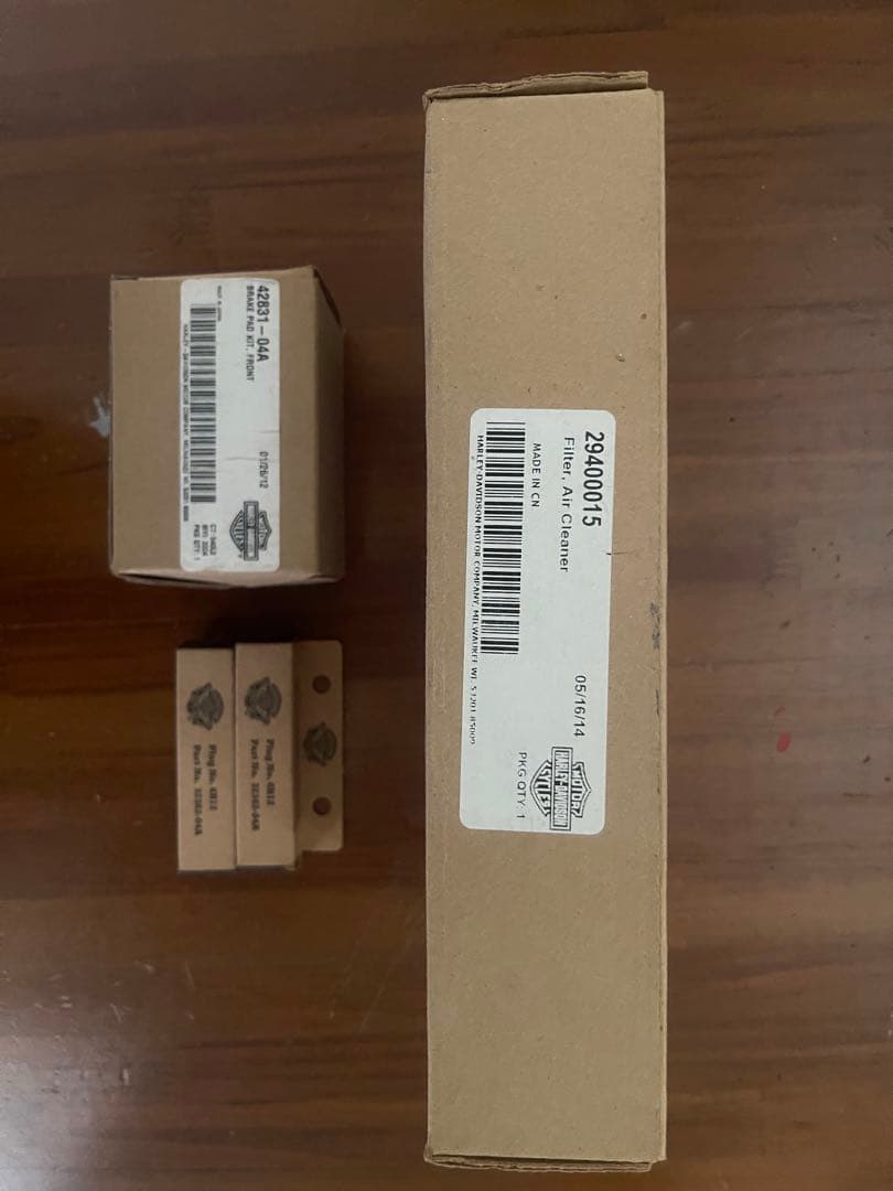 エアフィルター & ブレーキパッドキット＆プラグ